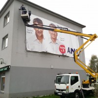 montáž plachty